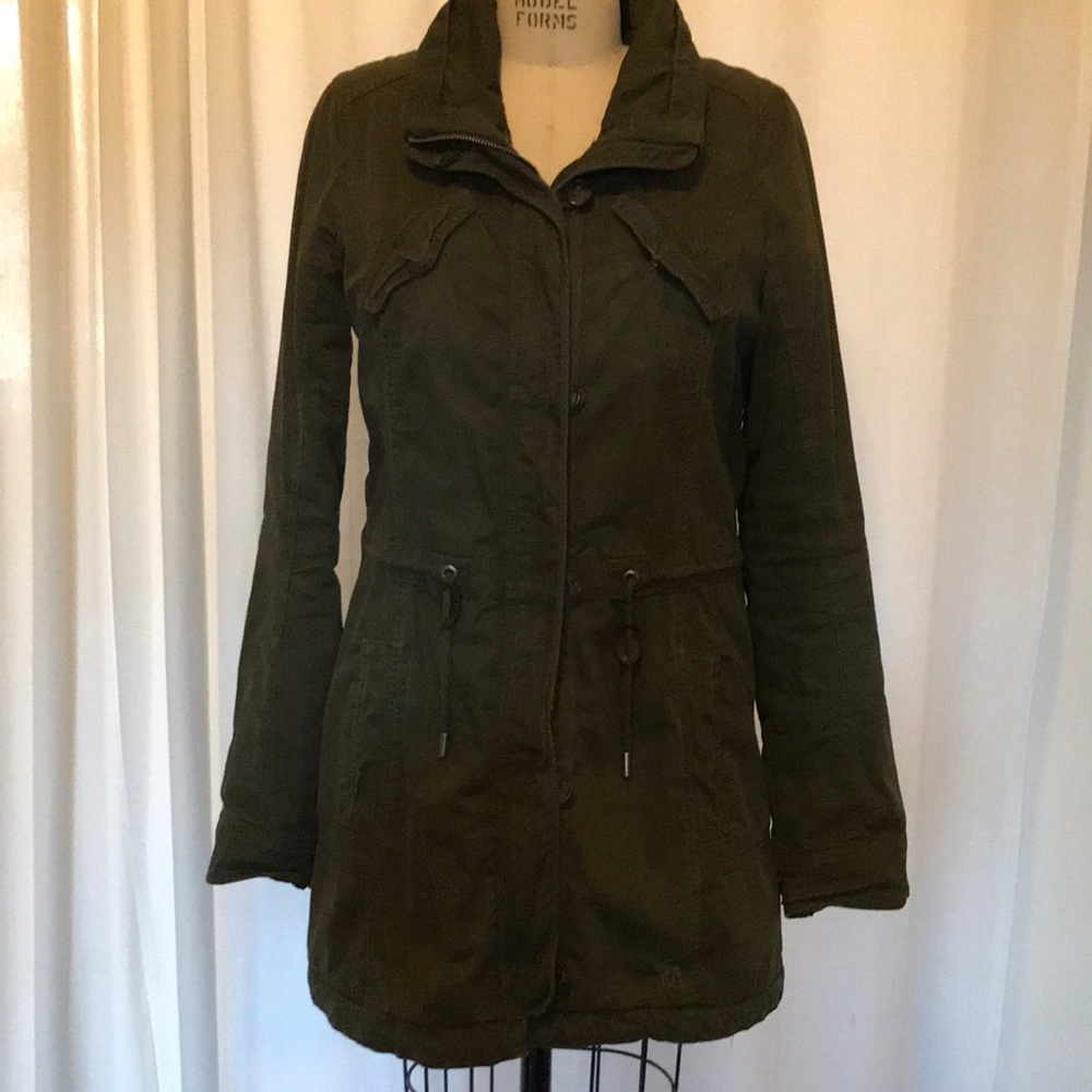 Abercrombie & Fitch faux fur lined jacket
